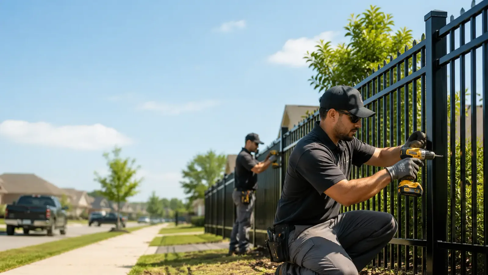 Metal Fence Installation in Cruger, MS